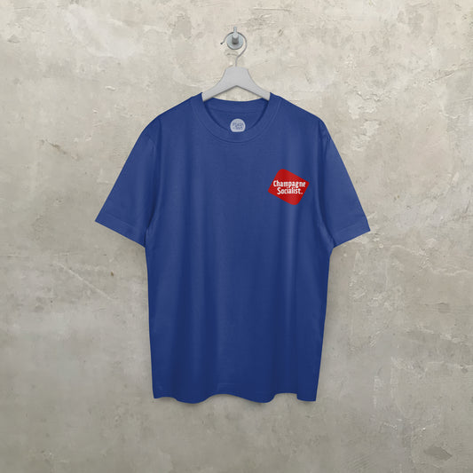 Champagne Socialist T-Shirt (Worker Blue)