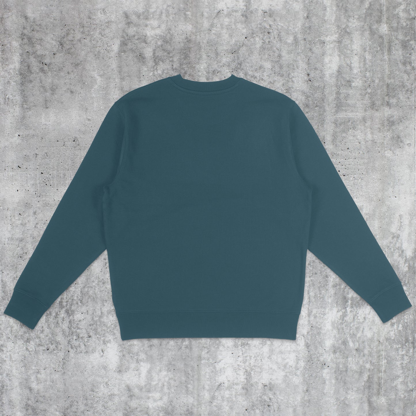 Champagne Socialist Embroidered Sweatshirt (Petrol Blue)