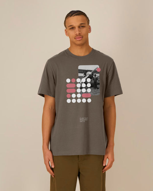 Plain Text Research Unit 01 T-Shirt (Coffee)
