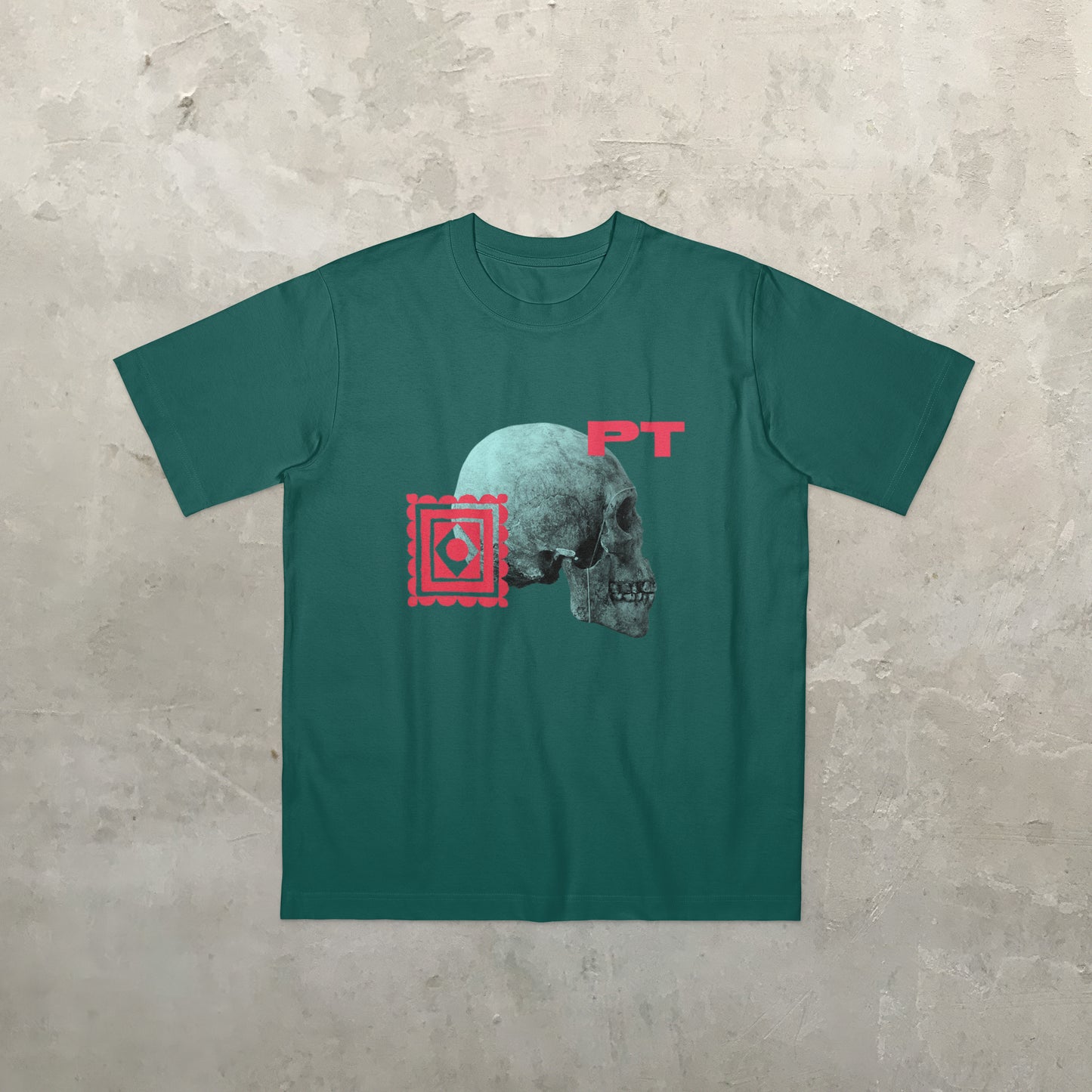 Plain Text Research Unit 03: Skull (Bottle Green)
