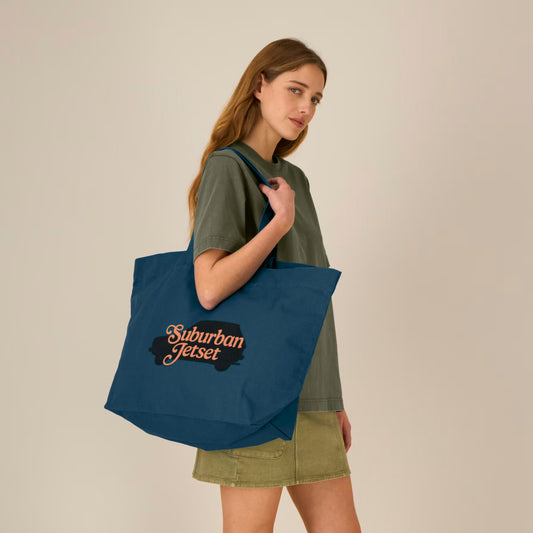 Suburban Jetset Canvas Bag (Petrol Blue)