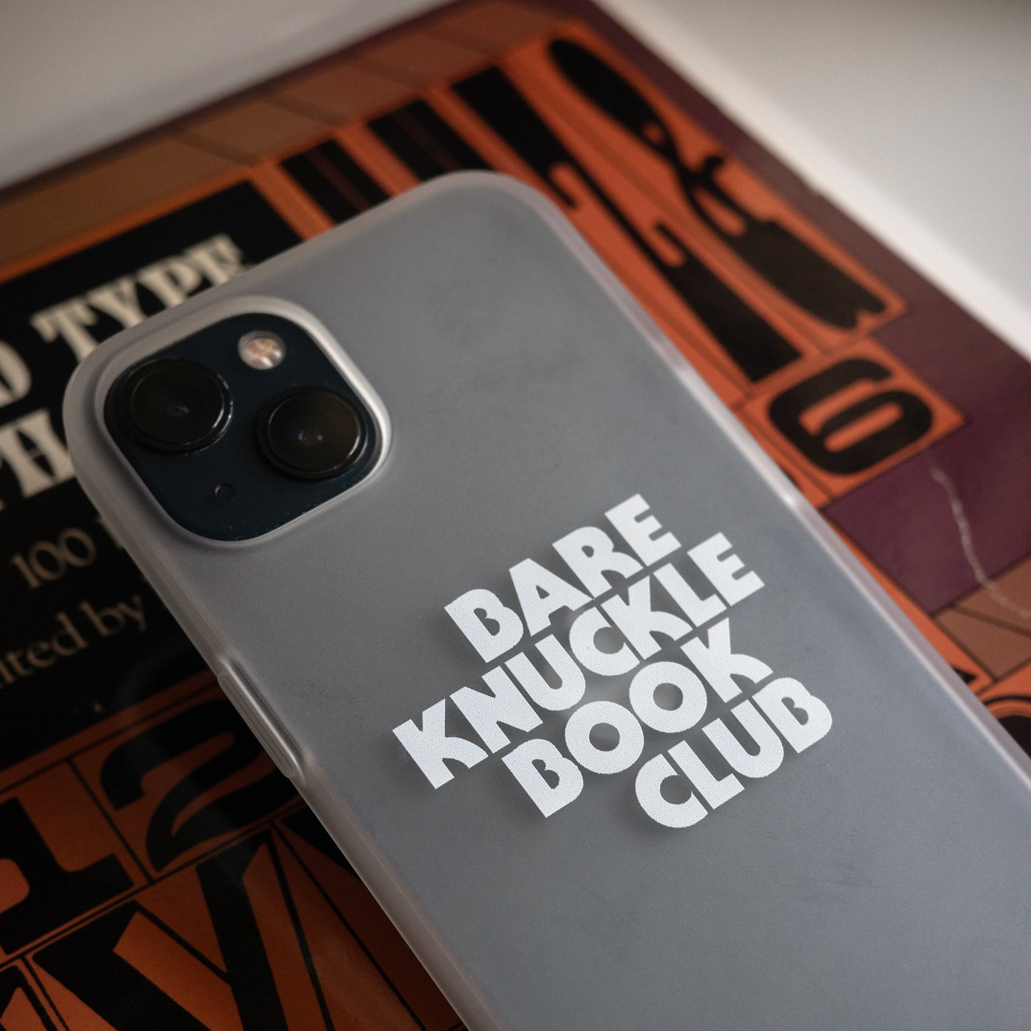 Bare Knuckle Book Club iPhone Case