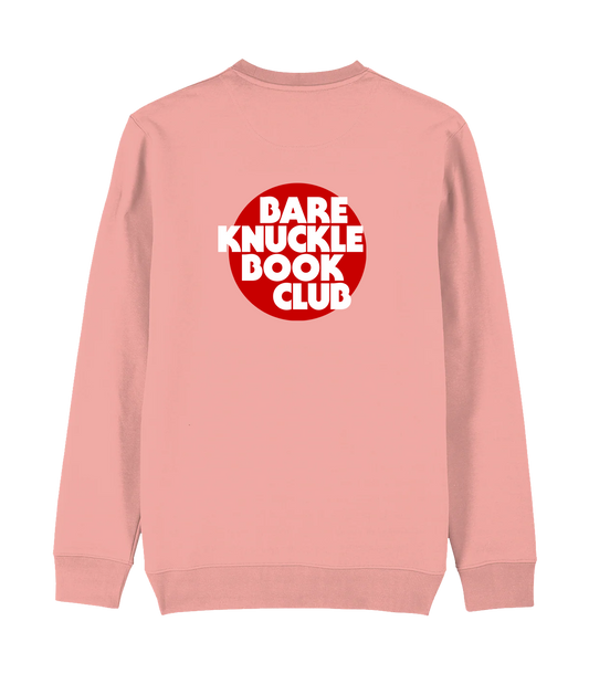 Bare Knuckle Book Club Sweatshirt on Pink