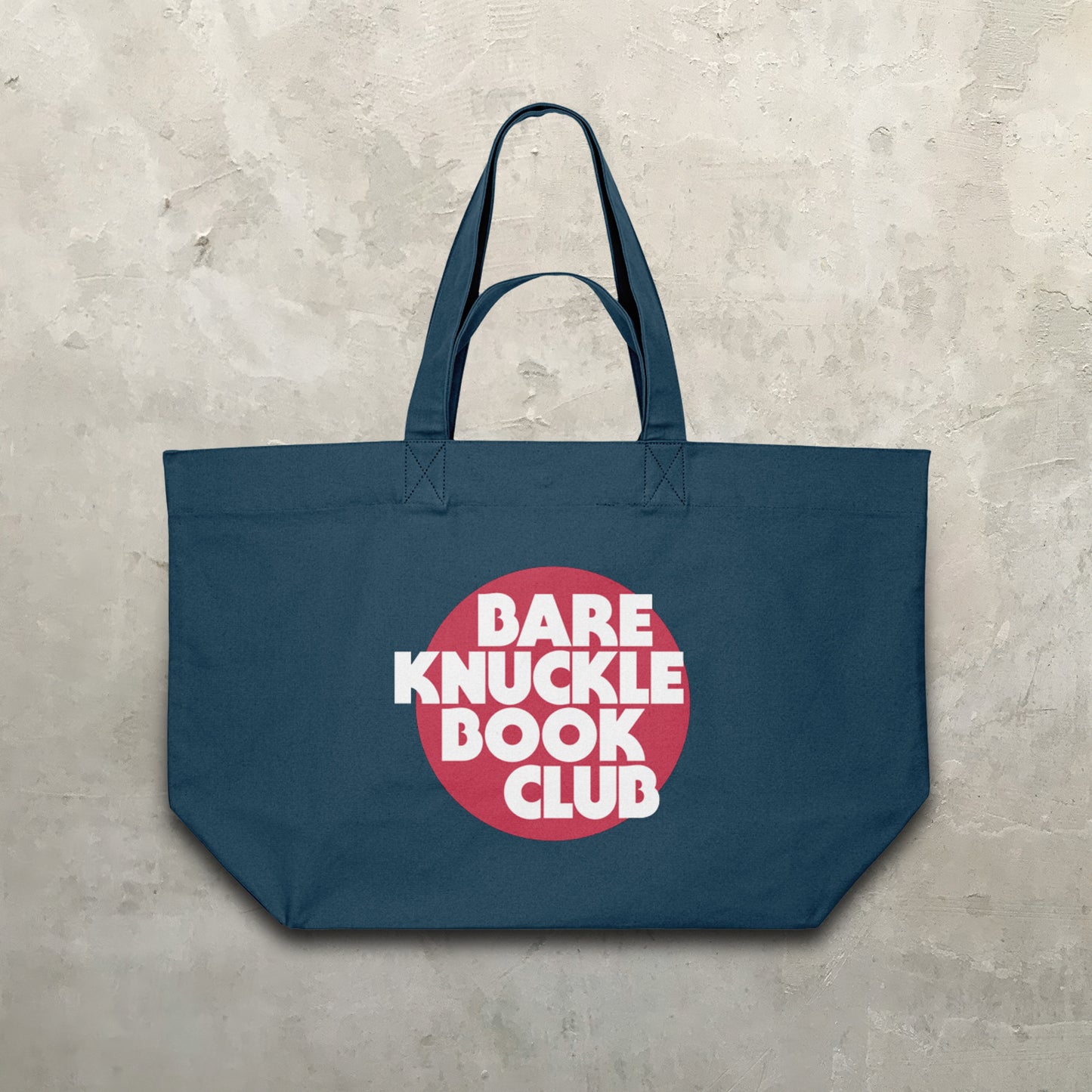 Bare Knuckle Book Club Canvas Bag (Petrol Blue)