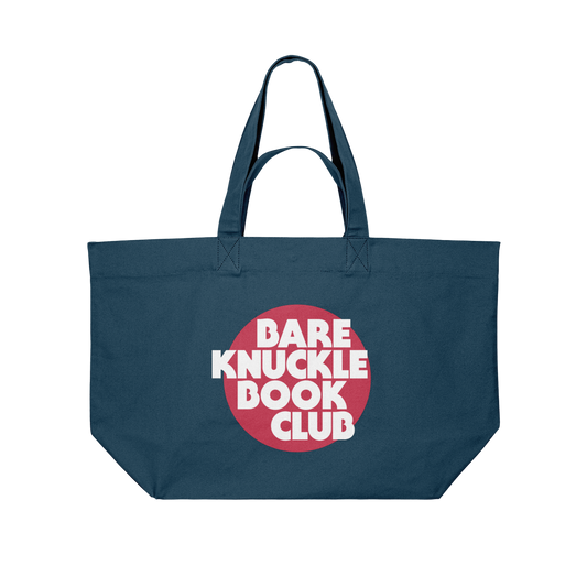 Bare Knuckle Book Club Canvas Bag (Petrol Blue)