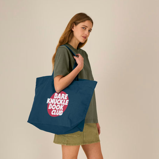 Bare Knuckle Book Club Canvas Bag (Petrol Blue)