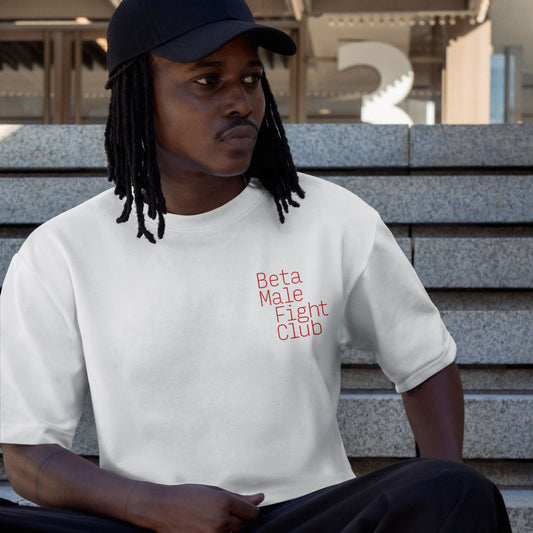 Beta Male Fight Club T-Shirt (White)
