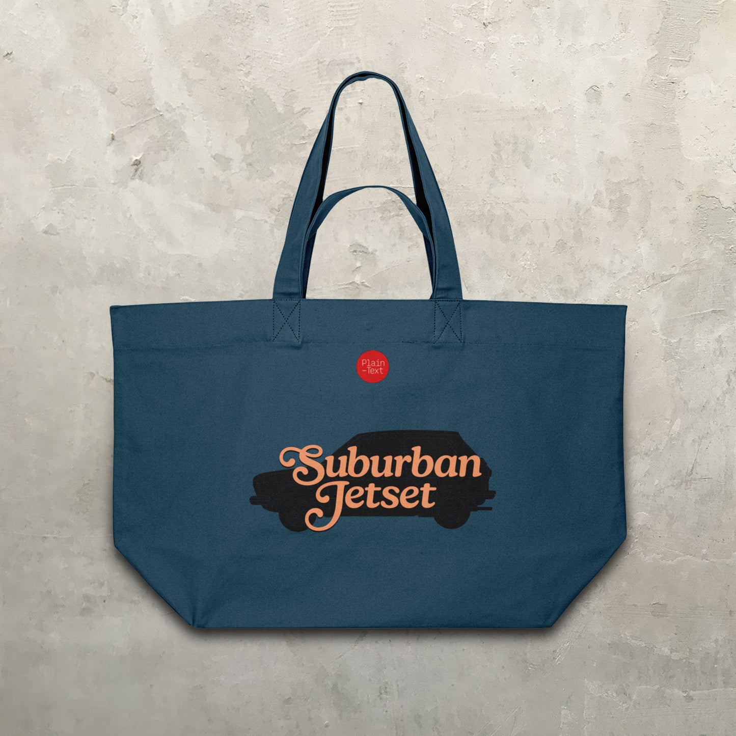 Suburban Jetset Canvas Bag (Petrol Blue)