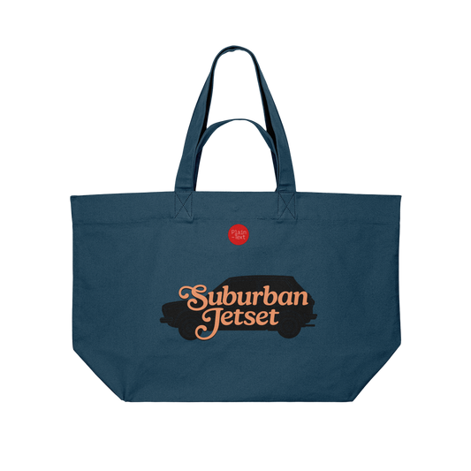 Suburban Jetset Canvas Bag (Petrol Blue)