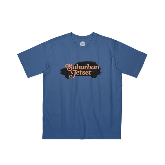 Suburban Jetset T-Shirt (Soft Blue)